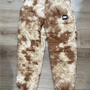 UGG Men’s Tie-Dye Pants - Brown and Cream